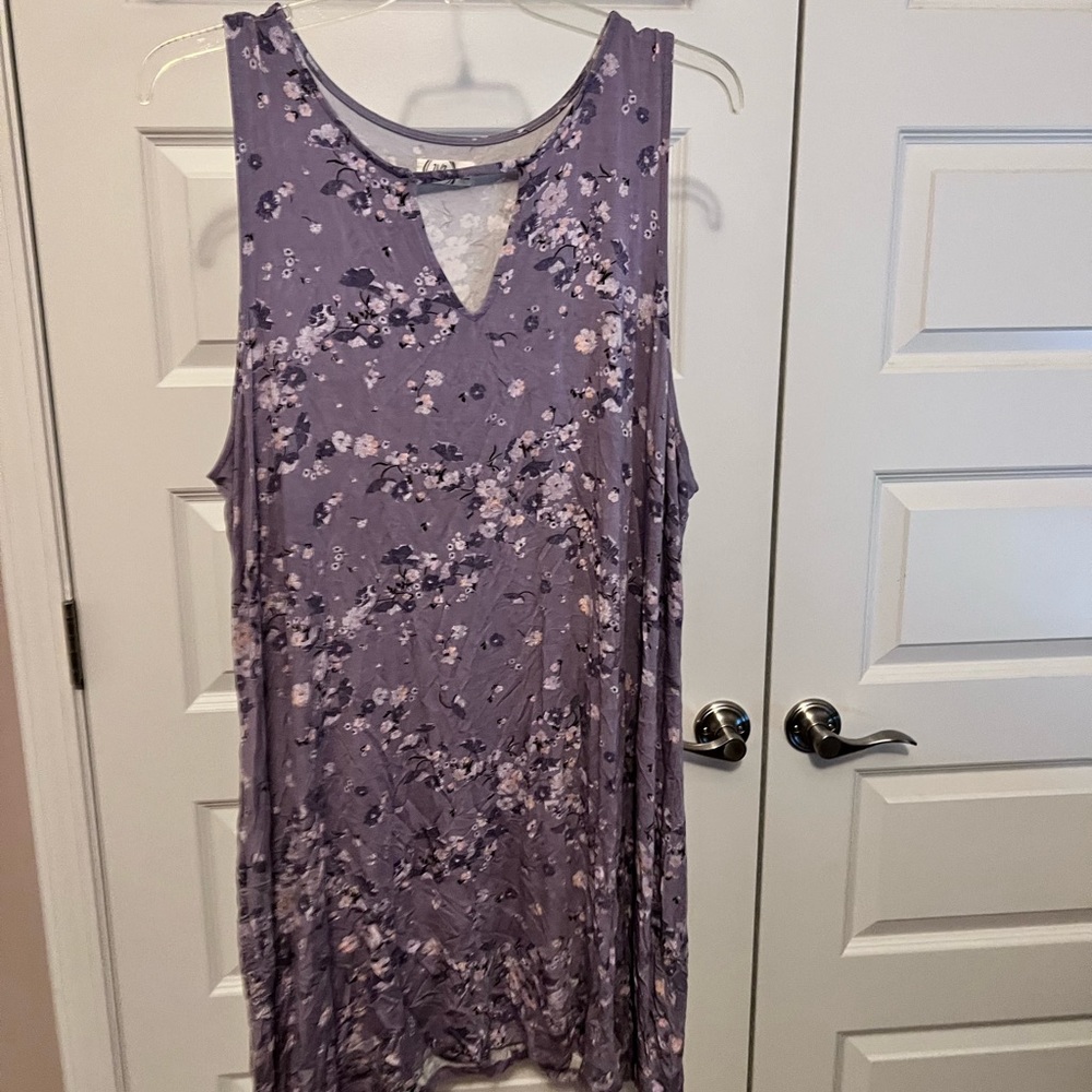 Maurice’s 24/4 purple floral dress